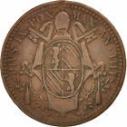 [#47241] Coin, Italian States, Papal States, Pius Ix, Mezzo (1/2) Baiocco, 1849,