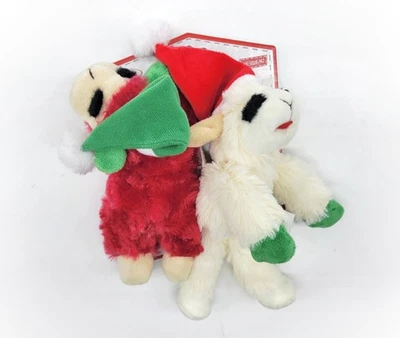 2 Pack Christmas Holiday Lamb Chop Special Dog Toys Red Lambchop Multipet - Image 1 of 4