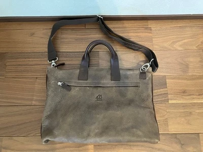 Terrida Bolso de Mano Bolso de Hombro Cartera Cuero en Marrón USADO Buen Estado Foto 1 de 4