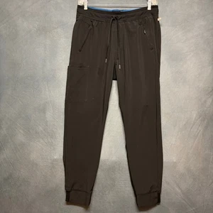 Cherokee Infinity Men’s Black Scrub Joggers L Cargo Stretch Pants Medical Work - Picture 1 of 13