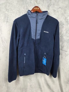 Chaqueta Columbia Para Hombre M Sequoia Grove Polar Cremallera Completa Azul Marino Calce Regular Prendas Exteriores - Imagen 1 de 12