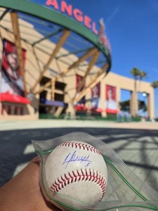 Yoan Moncada Autographed Signed Rawlings Official Major League Baseball Angels - Picture 1 of 4