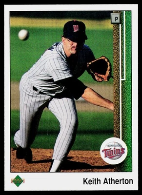1989 Upper Deck #599 Keith Atherton - NmMt+ - Image 1 of 2