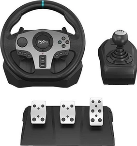 PXN V9 Racing Wheel + Pedal & Shift PC PS3 PS4 Xbox One X Video Game Controller - Picture 1 of 1