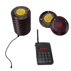 AU Us Standard 1 To 10 Queue Bar Restaurant Pick-Up Caller Round Queue Caller Wi - Zdjęcie 1 z 12