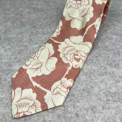 Corbata Polo Ralph Lauren Cuello Seda Para Hombre Estampado Floral Rosa Hecha a Mano EE. UU. Foto 1 de 4