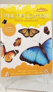 Multiplication Math Workbook & Subtraction Math Workbook bundle (Grade1, 2-3) - Picture 1 of 6