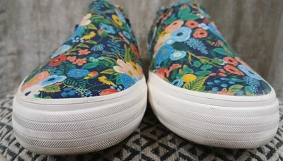 Keds Rifle Paper Co. Double Decker Garden Party Slip-On Casual Size 11 W - Image 1 of 4