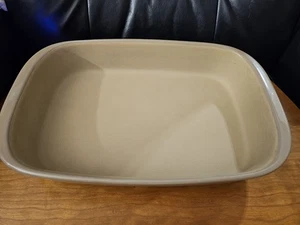 Pampered Chef 9” x 13” Bäcker Steinzeug Vintage Hergestellt in den USA Lasagne Tiefe Schale Pfanne EUC - Bild 1 von 14
