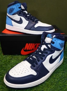 Jordan 1 Retro High 'Obsidian' (Size 10.5) *Super Clean/VNDS/OG All* 555088-140 - Picture 1 of 17
