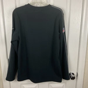 Nike Las Vegas Raiders Men’s NFL Black Sideline Coach Pullover Sweatshirt Sz S - Picture 1 of 12