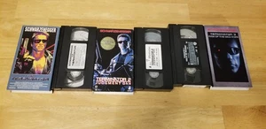 Terminator 1, 2, 3. Movie Trilogy Judgment Day Rise Of Machines VHS Tape Lot - Picture 1 of 12