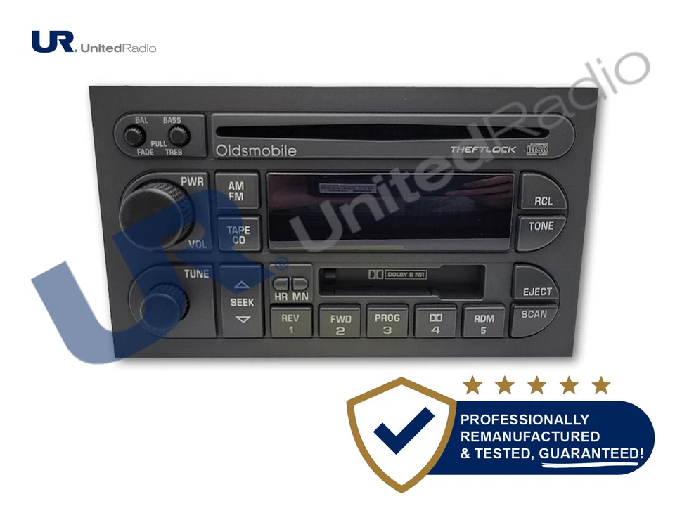 16238333 CASSETTE/CD VINTAGE OLDSMOBILE AM/FM ACHICKVA BRAVADA CUTLASS Foto 1 de 1
