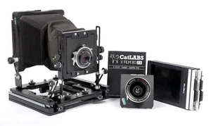 Stenopeika Hyper MKII Advanced 4X5 camera w/ 90mm + 150mm lenses +holders +FILM - Picture 1 of 10
