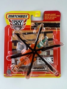 Matchbox Sky Busters 2023 Air Grabber Orange 32/32 Diecast Toy Military Plane - Picture 1 of 7
