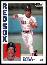 1984 Topps Marty Barrett A Baseball Cards #683