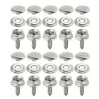 30pcs/Set Snap Fastener Stainless Canvas Cap Screw Kit For Tent Boat Marine SALE