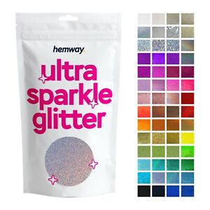 Hemway COSMETIC GLITTER HOLOGRAPHIC IRIDESCENT NAIL FACE SKIN BODY CANDLE SOAP