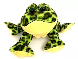 GANZ Webkinz Bullfrog Bean Bag Plush Stuffed Animal Soft Toy HM114 No Code - Picture 1 of 8