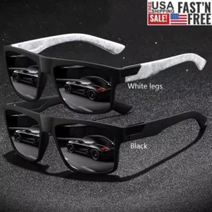 Square Polarized Sunglasses for Men Women Outdoor Sports Driving Glasses Golfing - Picture 1 of 15