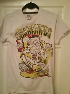 The Quaranteds White T-shirt / S / Psychobilly / Corn Dog Stomp - Picture 1 of 3