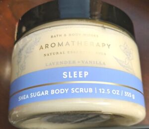 Bath & Body Works Aromatherapy Sleep Lavender Vanilla Sugar Body Scrub 12.5 oz