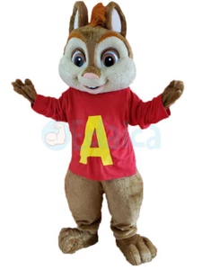 Mascotte DELUXE Alvin Superstar castoro professionale completo criceto maglia A - Imagen 1 de 6
