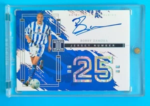 2023-24 Impeccable Brighton Bobby Zamora jersey number 25 Auto 25/25 ≈1/1 - Picture 1 of 2