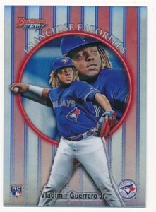 VLADIMIR GUERRERO JR. 2019 BOWMAN'S BEST FRANCHISE FOUNDATIONS #99FF-VGJ RC - Picture 1 of 2