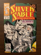 Silver Sable and the Wild Pack #4 1992 High Grade 9.6 Marvel Comic Book CL44-169