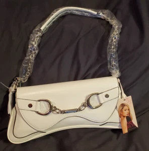Paris Hilton Borsa a tracolla grande da donna Rider - Bianca - Foto 1 di 4