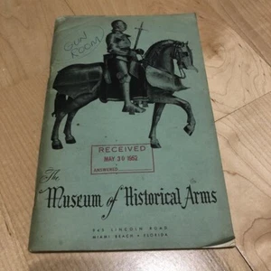 1952 Museum of Historical Arms catalog - Imagen 1 de 5