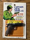Vintage Captain Jack Army .45 #5006 Die-cast Cap Gun - NEW Sealed in Package