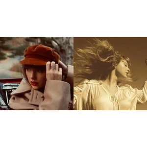 Taylor Swift - Red (Taylor's Version) (4LP) & Fearless (Taylor's Version) (Gold - Picture 1 of 3