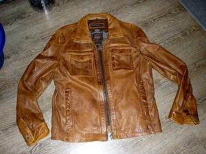 Gipsy by Mauritius Lederjacke Gr. XL, Bikerstyle, braun - Bild 1 von 4