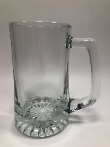 Vintage Old Fashioned Root Beer Clear Glass Handle Mug 24 oz - Picture 1 of 6
