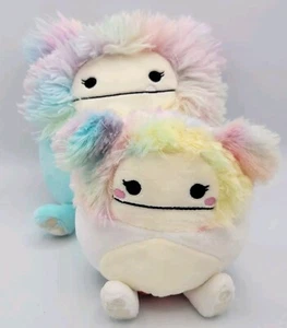 Squishmallow Bigfoot Easter Zaylee the Bigfoot Soft Plush Lot Of 2 - Picture 1 of 3