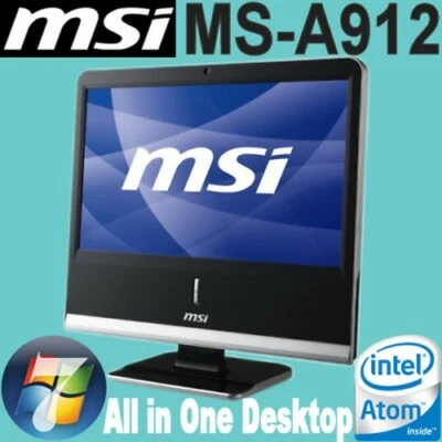 pc computer desktop all-in-one MSI MS-A912 4gb ssd 120gb cpu quad-core 1,8 Ghz - Immagine 1 di 4
