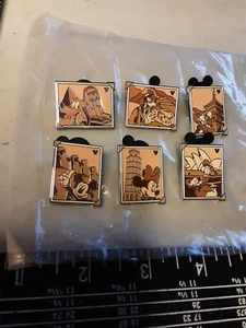 2009 Complete Set Hidden Mickey Snapshot Pins all 6 in set Disney Collectible - Picture 1 of 5