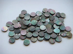 100pcs+5pcs Free 5mm Black Mother of Pearl Guitar Banjo Mandolin Fretbaord Dots - Picture 1 of 2