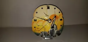 SDC-003 HERMOSO RELOJ DE DÓLAR DE ARENA PINTADO A MANO CON SOPORTE DE EXHIBICIÓN - Imagen 1 de 2