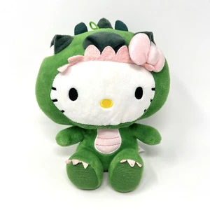 Peluche Hello Kitty 9,5 pollici drago verde festa Sanrio 2022 - Foto 1 di 7