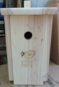 Wildtier Herz Holz Vogelnistkasten Vogelhaus - Bild 1 von 8