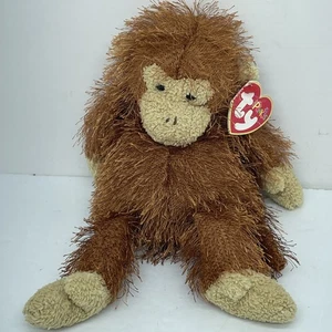Ty The Punkies Collection Punkie Zig-Zag the Monkey 2002 Vintage Plush Beanbag - Picture 1 of 7