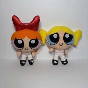 Powerpuff Girls Blossom & Bubbles 9” Peluche Peluche Cartoon Network De Colección 2000 - Imagen 1 de 11