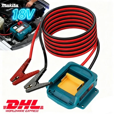 MARKENLOS Für Makita 18V Power Akku Starter Starthilfe Set 12 AWG Auto Booster Kabel