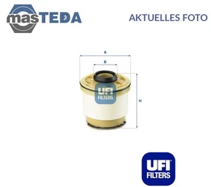 2610200 KRAFTSTOFFFILTER UFI FÜR FORD RANGER 2.2 TDCI,2.2 TDCI 4X4,3.2 TDCI 4X4 - Bild 1 von 5