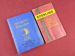 VINTAGE 1949 MACWHYTE WIRE ROPE TOOL BINDER CATALOG G-15 WHEELING WV + EXTRA - Picture 1 of 8