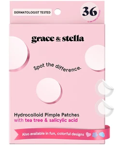 Award Winning Pore Strip - Pimple Patches for Face - Hydrocolloid Acne Patches f - Picture 1 of 12