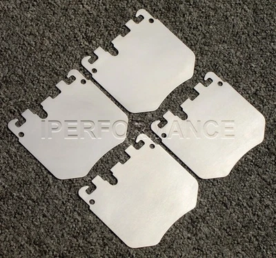 Juego de protector térmico de cuña de pastillas de freno de titanio para BMW Alpina B7 2017-2019; delantero Foto 1 de 3